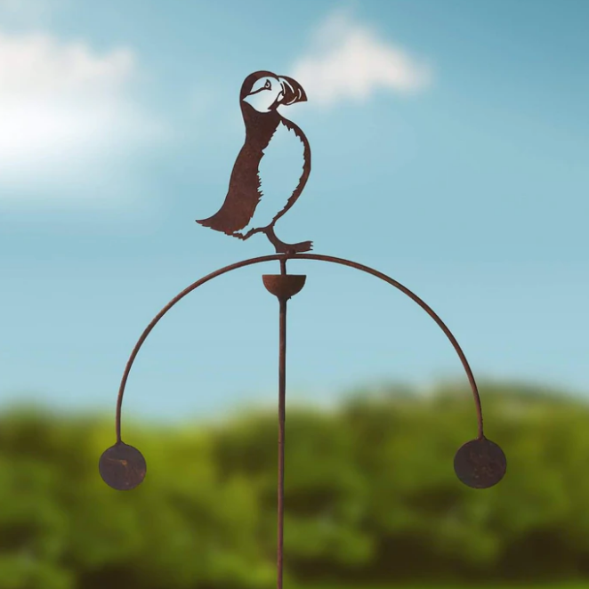 Puffin Double Ball Wind Spinner/Rocker